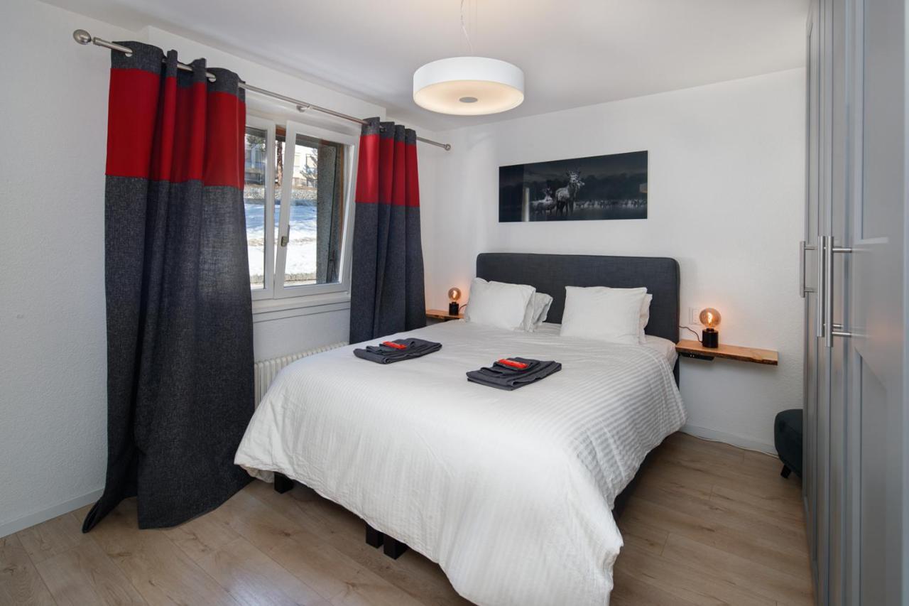 Magnifique Appartement Proche Du Centre Et Du Ski Crans-Montana Exterior foto