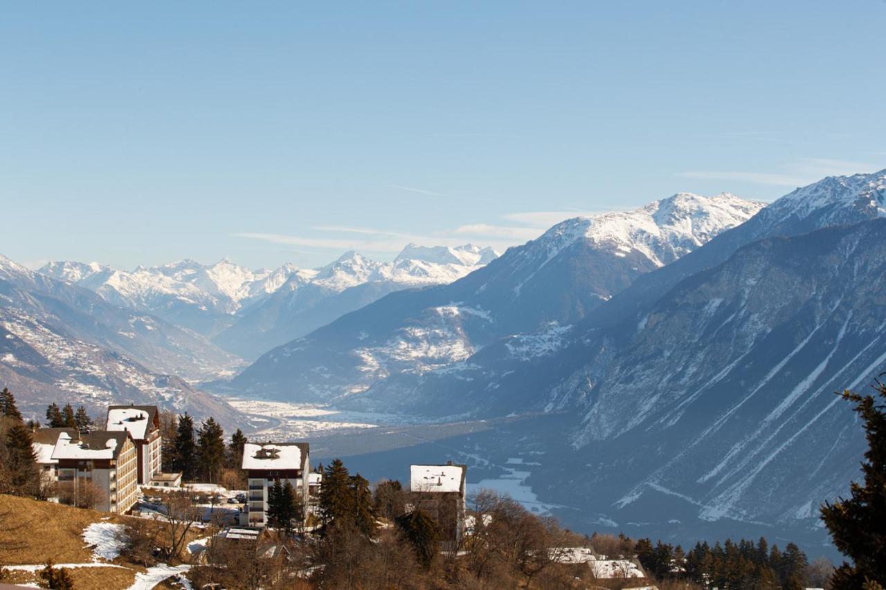 Magnifique Appartement Proche Du Centre Et Du Ski Crans-Montana Exterior foto
